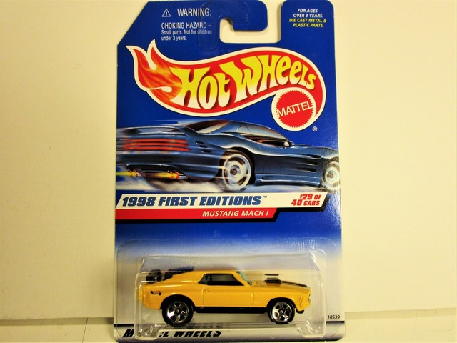 hot wheels 1998 first editions mustang mach 1