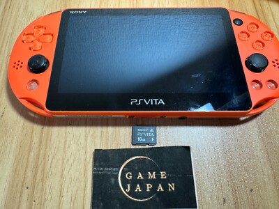 Nintendo Switch SONY PlayStationVITA PCH-2000 ZA24 PS Vita Neon Orange PCH 2000 Za24 Console only PSV Slim Used