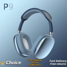 New P9 Pro Max Wireless Bluetooth Headphones Noise Cancelling Mic Over Ear Sport