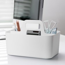 Mehrzweck-Korb-Organizer - Stapelbarer Kunststoffkorb mit Griff Aufbewahrungsbox