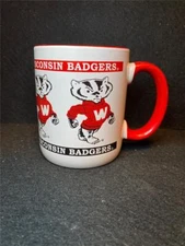Wisconsin Badgers Bucky Mug Red Handle RFSJ Inc.
