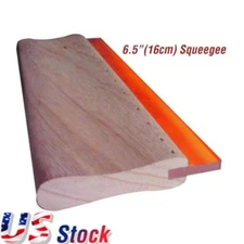 US Stock 6.5 Inch Silk Screen Printing Squeegee Scratch Board 75 Durometers