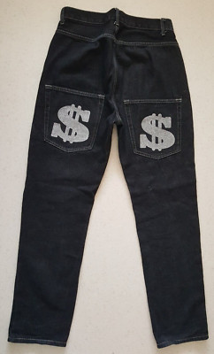 NEUw   Supermade coole Herren Denim Jeans Hose schwarz Gr. S / 46 W29 W30 EUR 40