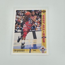 1991 Upper Deck Tim Hardaway Golden State Warriors #50 All Star
