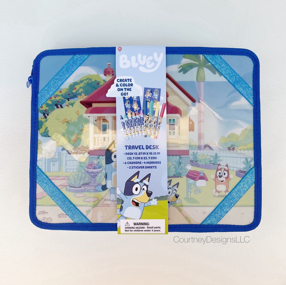 Bluey Lot De 9 Trousses à Crayons Transparentes étanches Pour Garçons Filles Enfants école Voyage Examen, Multicolore, Trousse à Crayons, 2700000597