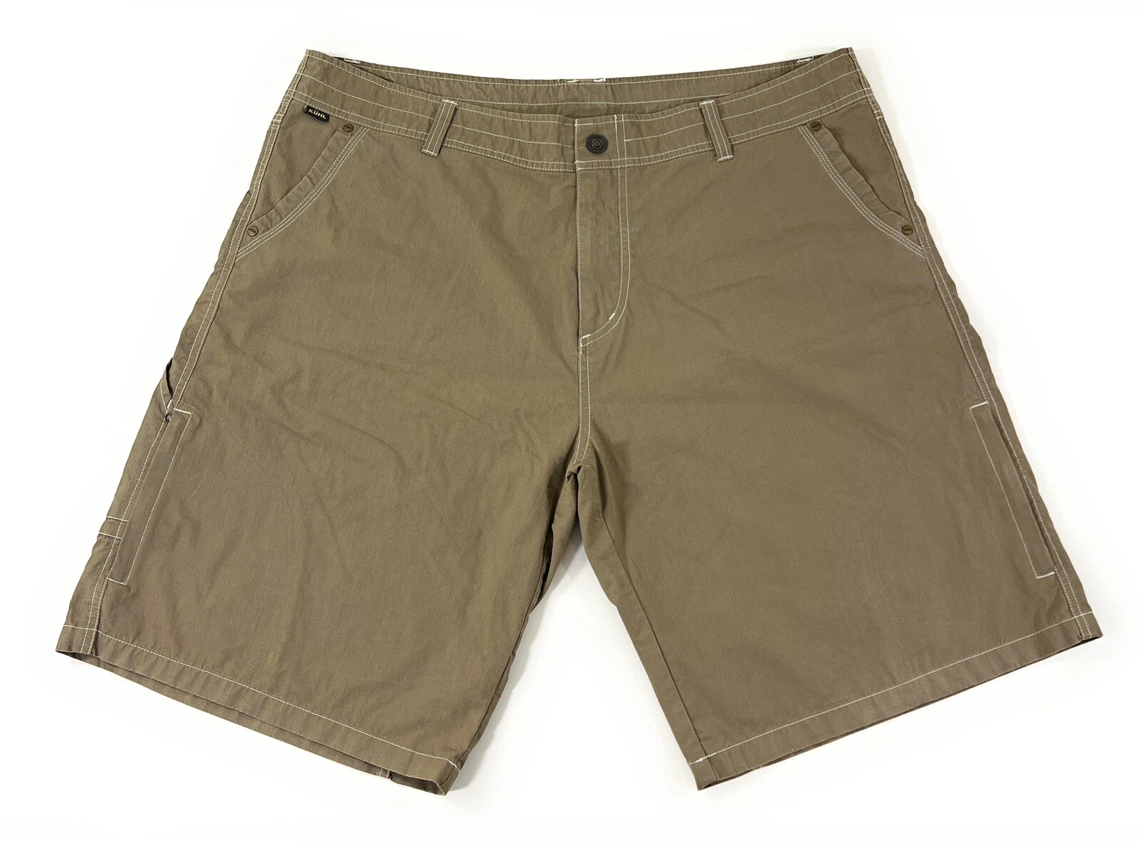 Kuhl Mens Cargo Shorts Size 42 Vintage Patina Dye Outdoors Hiking Workwear