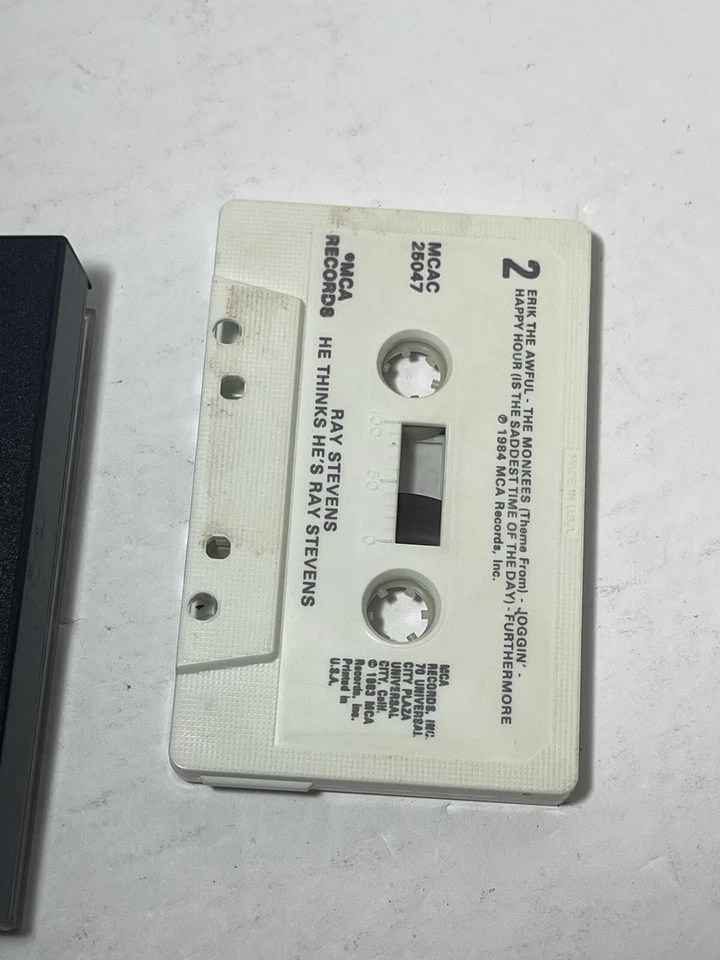 Ray Stevens, He Thinks He's Ray Stevens (1984 Cassette MCAC-25047)V.G. Condition - Image 3 of 3
