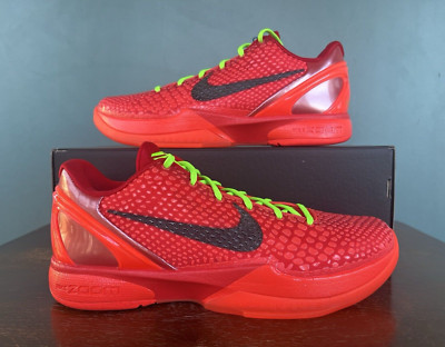 Nike Kobe 6 Protro ''Reverse Grinch'' Basketball Shoes Men's Size 10.5 FV4921-600