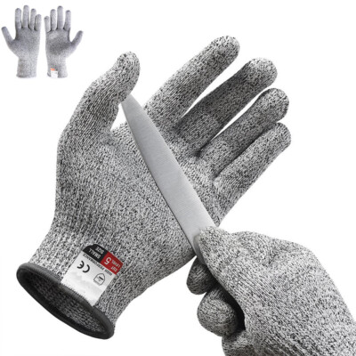 Cut Resistant Gloves Level Protection for Kitchen Safety Anti Cutting  Gloves