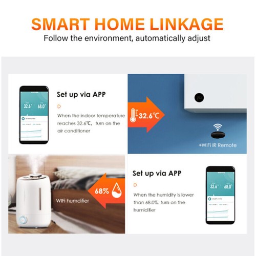 Tuya-WiFi/Zigbee Temperature Humidity Sensor Thermometer Hygrometer Smart Home❤️ - Picture 2 of 11