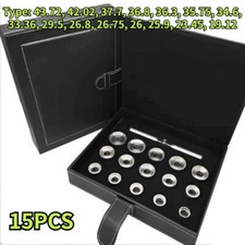 15X Stainless Steel Watch Case Opening for BRL Removal Dies Watchmaker Caseback