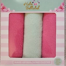 Hula Tallulah Makeup Remover Cloths Reusable Facial Cleansing Pads 3-Pack New