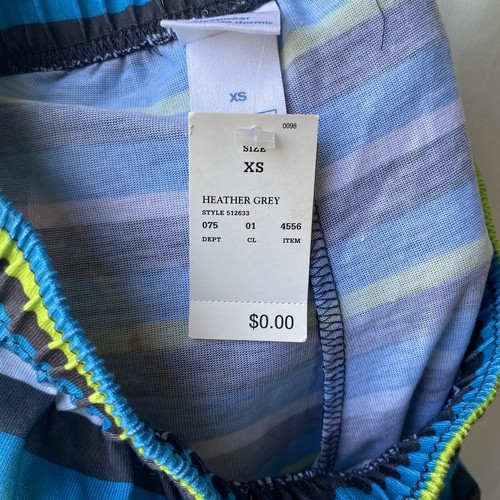 Circo Sleepwear Pants Girls XS Striped Blue/Green/Charcoal Comfty Pants - Picture 9 of 10