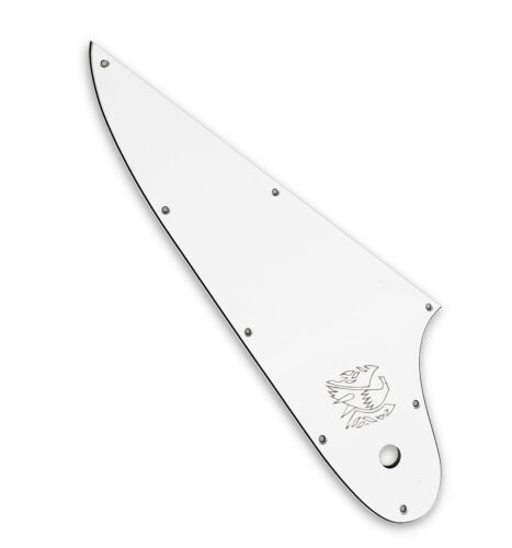 Golpeador blanco de 3 capas para Epiphone Firebird + calcomanía emblema rojo, dorado o cromado - Imagen 2 de 9