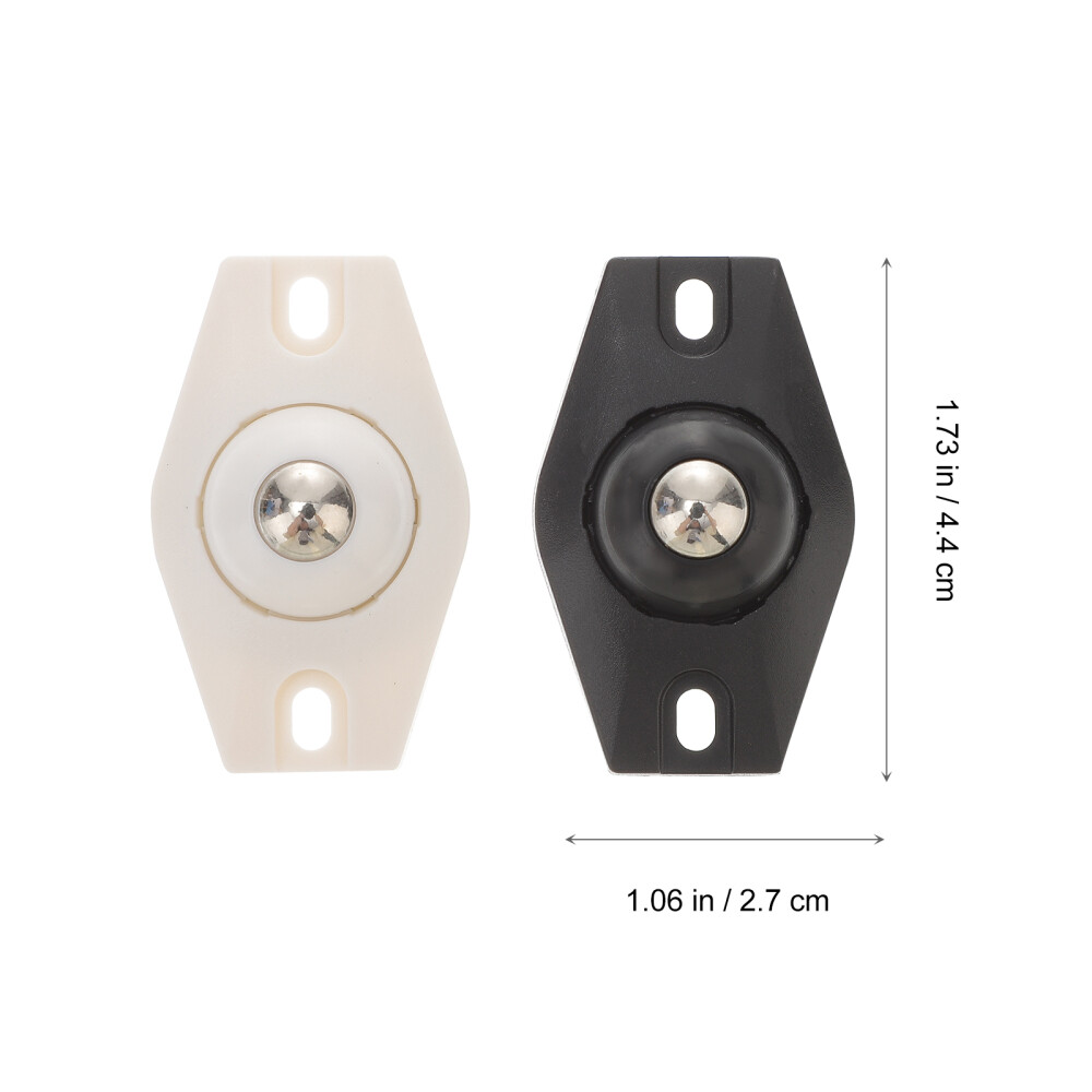 8 Pcs small wheels stick on wheels self adhesive swivel wheels rotation