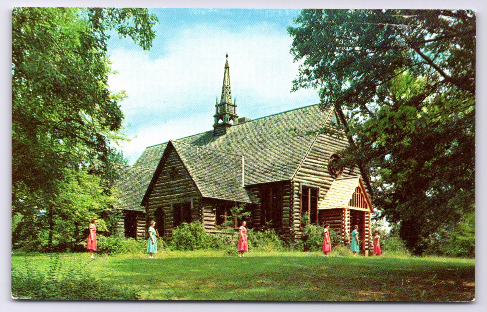 Postcard GA Barnwell Chapel Berry Schools Mount Berry near Rome