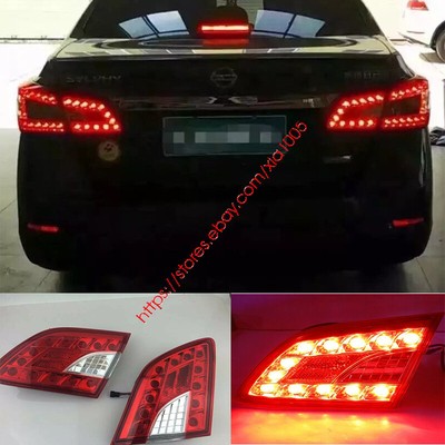 For Nissan Sentra 13 14 15 Led Tail Lamp Red Light Taillights Brake Lights Ebay For Nissan Sentra 13 14 15 Led Tail Lamp Red Light Taillights Brake Lights Ebay