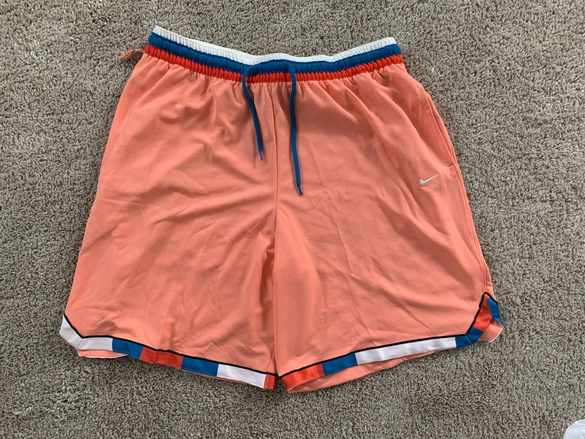 New Nike Dri Fit DNA 3.0 Basketball Shorts Peach DA5844 693 Men s Size 3XL