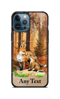 Wild Animal Foxes Fall Harvest Phone Case For iPhone 14 Samsung s22 Google