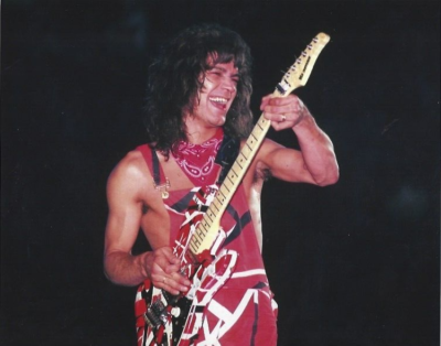 Eddie Van Halen 1982 Diver Down Tour 8x10 Color Photo Matte Finish