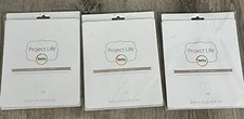 Project Life Photo Pocket Pages 6"X8" 12/Pkg Design  3 packs Lot