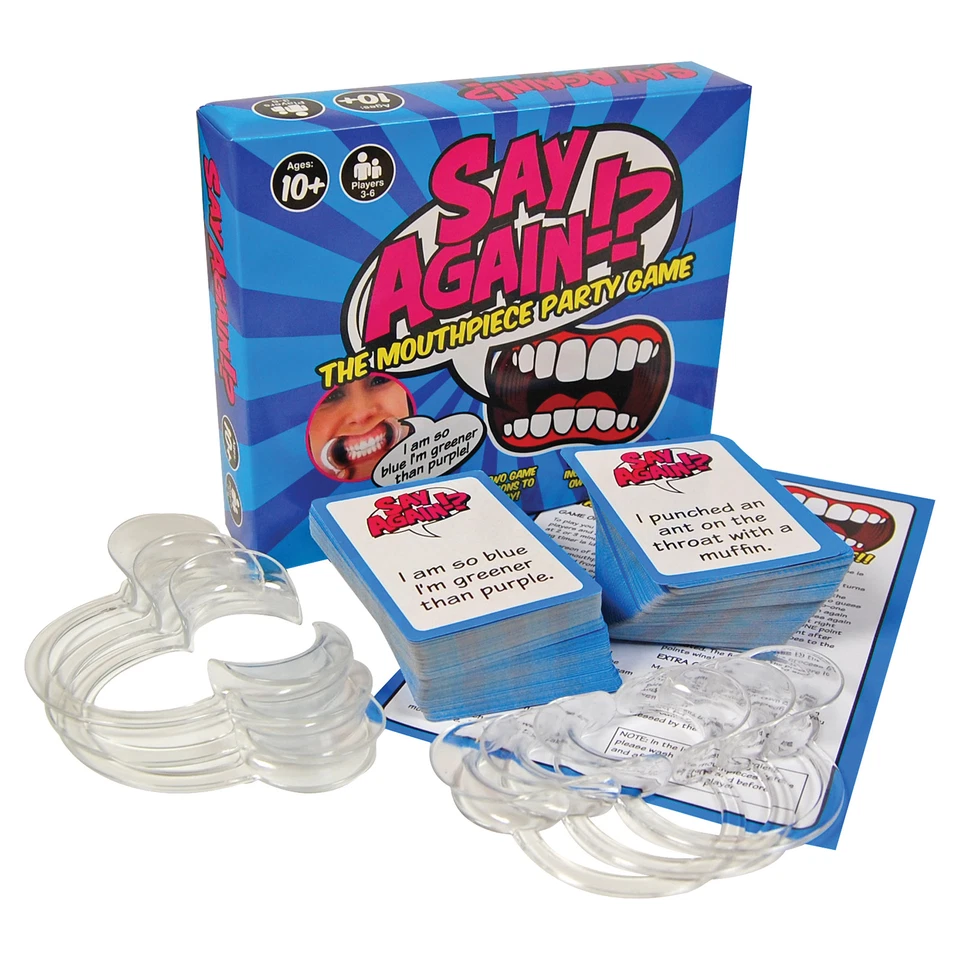 Say Again!? The Mouthpiece Party Game. Family & Friends Funny Gift for Him Her - Image 2 of 4