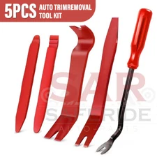 5PCs Car Trim REMOVAL Tool For Door Panel Fastener Auto Dashboard Plastic NEW