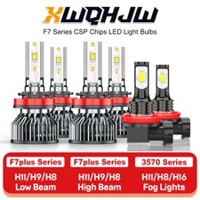 For 2016 2017 2018-2020 Toyota Tacoma Led Headlight High Lowfog Bulbs Combo Kit For 2016 2017 2018-2020 Toyota Tacoma Led Headlight High Lowfog Bulbs Combo Kit