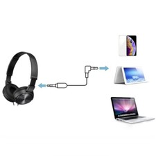 Improved 3.5mm Headsets Cable for WH1000XM3 1000XM4 Headphones Cord Replacements