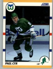 1990-91 Score Rookie/Traded #72T Paul Cyr Whalers 