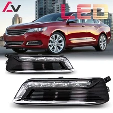 Fog Lights for 2014-2020 Chevrolet Impala Running Lamps w/Wiring Switch Pair L+R