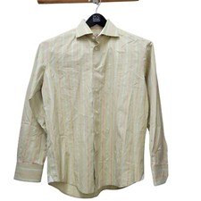 Robert Graham Men's Stripe Dress Shirt Large Excellent Condition Pre-owned