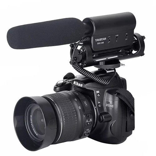 TAKSTAR SGC-598 Photography Interview Shotgun MIC Microphone For Nikon Canon - Picture 2 of 14