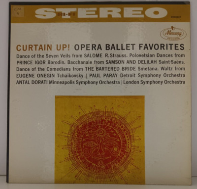 CURTAIN UP! Opera Ballet Favorites Vinyl LP Record Mercury Hi-Fi SR 90327