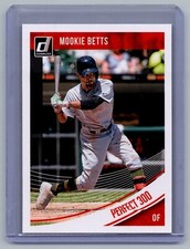 Mookie Betts Red Sox Dodgers 2018 Panini Donruss Perfect 300 Parallel #191