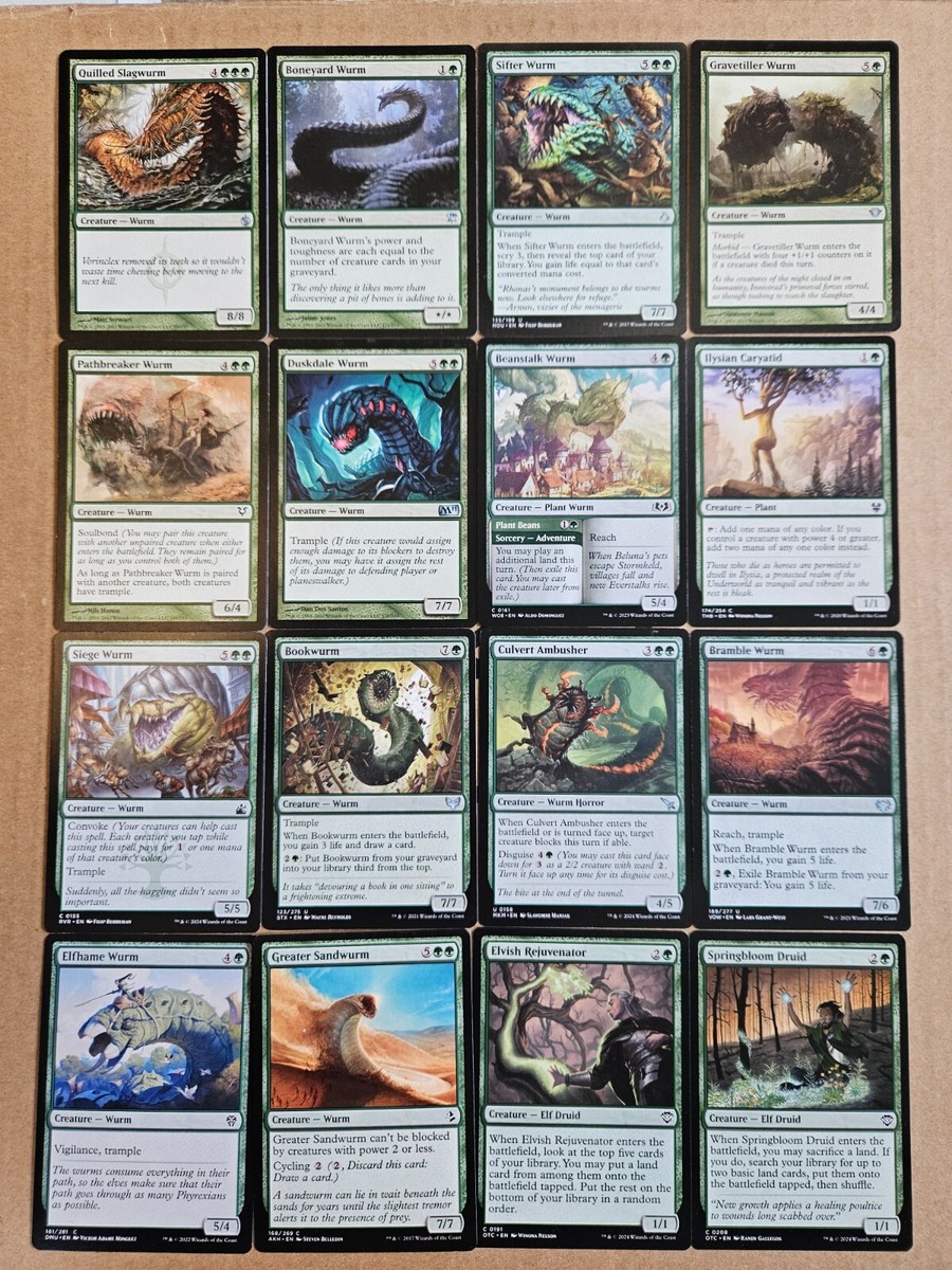 wurm commander deck mtg Try This! Baru, Wurmspeaker Commander Deck Tech | Wurm Tribal EDH Deck!