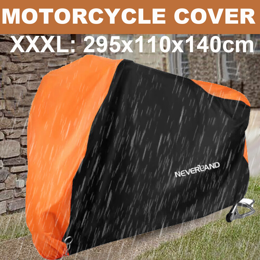 XXXL Motorcycle Cover XXXL Waterproof Motorcycle Cover – UV Protection Rain Dust Proof For Outdoor Bike Storage Motorcycle & Powersports Knee Protectors - Foto 2