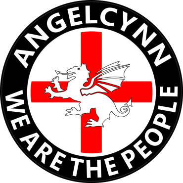 English England White Dragon Patriotic PROUD TO BE ANGLO-SAXON CAR STICKER