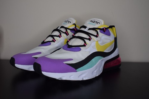 Nike Air Max 270 React Geometric Art A04971-101 Size 9.5 UK Excellent Condition - Picture 2 of 12