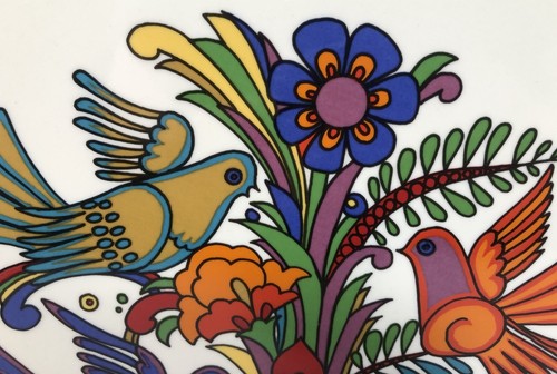 Villeroy & and Boch ACAPULCO large round porcelain tray 36.5cm - Picture 2 of 7