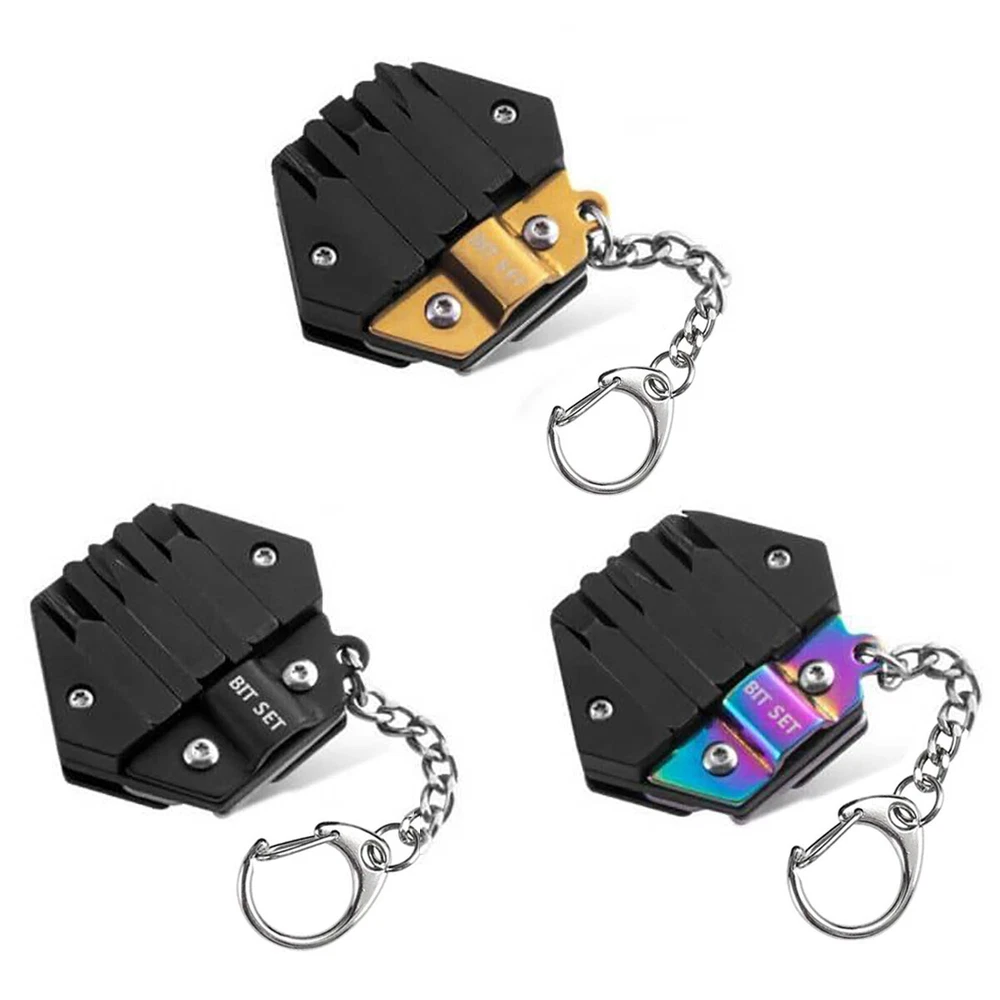 Multi Tool Folding Mini EDC Knife Outdoor Pocket Screwdriver Allen Wrench Ruler
