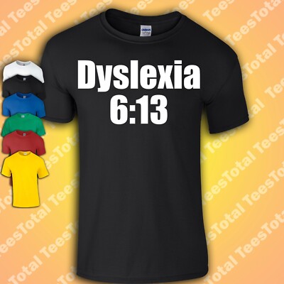 Legasthenie 6:13 T-Shirt | Lustiges Wrestling | Steinkalt | Spoof