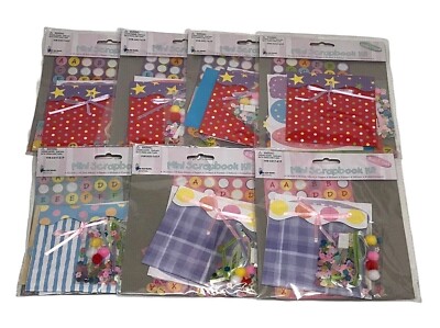 GOOD OLD VALUES MINI SCRAPBOOK KITS - BABY GIRL, BABY BOY, FAMILY - LOT OF 7