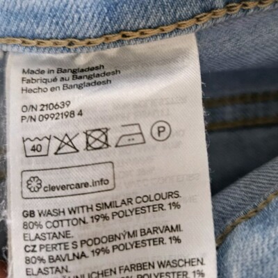 H&M Divided Blue Denim Jeans Women's Size 8 Light Wash | eBay