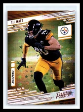 🔥 TJ WATT 2021 PRESTIGE XTRA POINTS ASTRAL STARS HOLO FOIL # 172