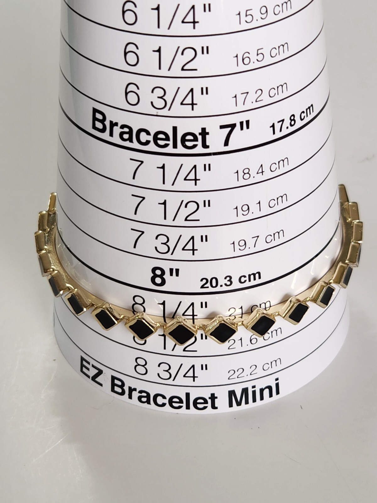 Statement Necklace Bangle Bracelets Set Black Mar… - image 15