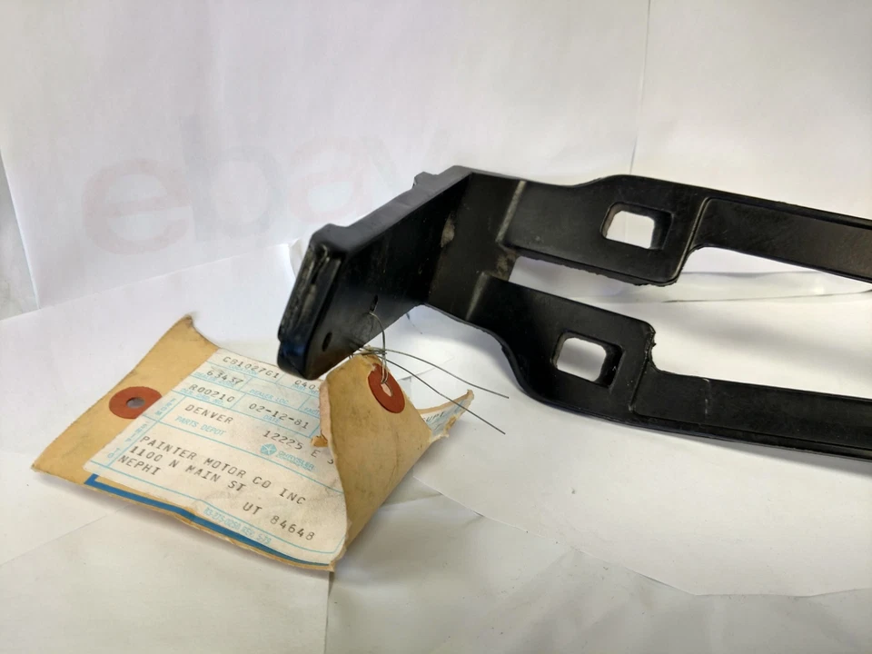 New 1980-1981 Mopar  Side View Mirror Mounting Bracket Right Pass - Image 3 of 4