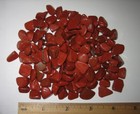 125 TUMBLED POLISHED SMALL NATURAL 0.2"- 0.5" RED JASPER STONES 148grams *5 (GG) — photo 5