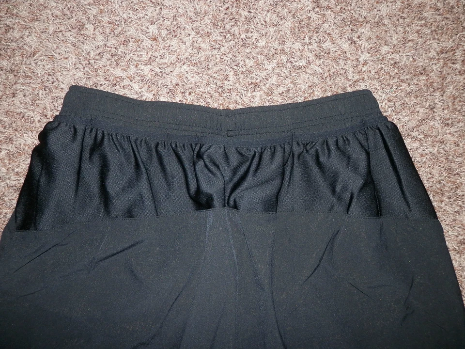 Mens Asics 75 Running Shorts Run Short Black Large $45 7" Compression Brief - Image 3 of 4
