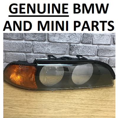 GENUINE BMW E39 5 Series Front Xenon Headlight Glass 63128370886 RIGHT COVER 21E